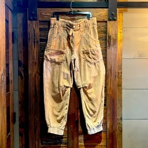 Free People Cullen Corduroy Barrel Pants like new worn once